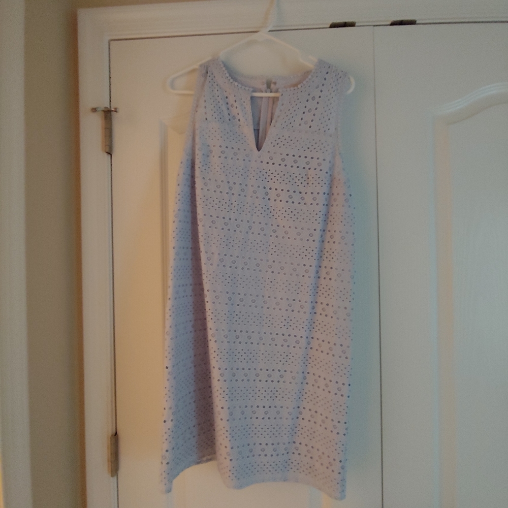 Eyelet Sheath Dress